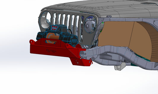 Jeep TJ/LJ Front Bumper - Hepta MFG