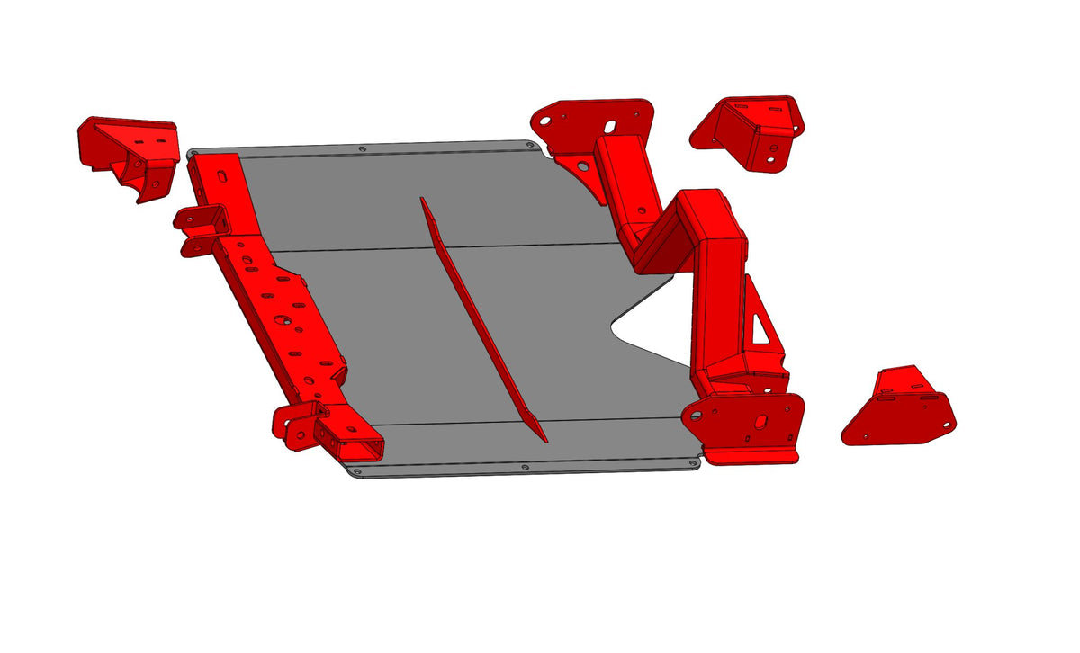 JK 2 door rear double triangulation with 3 link front suspension kit ...