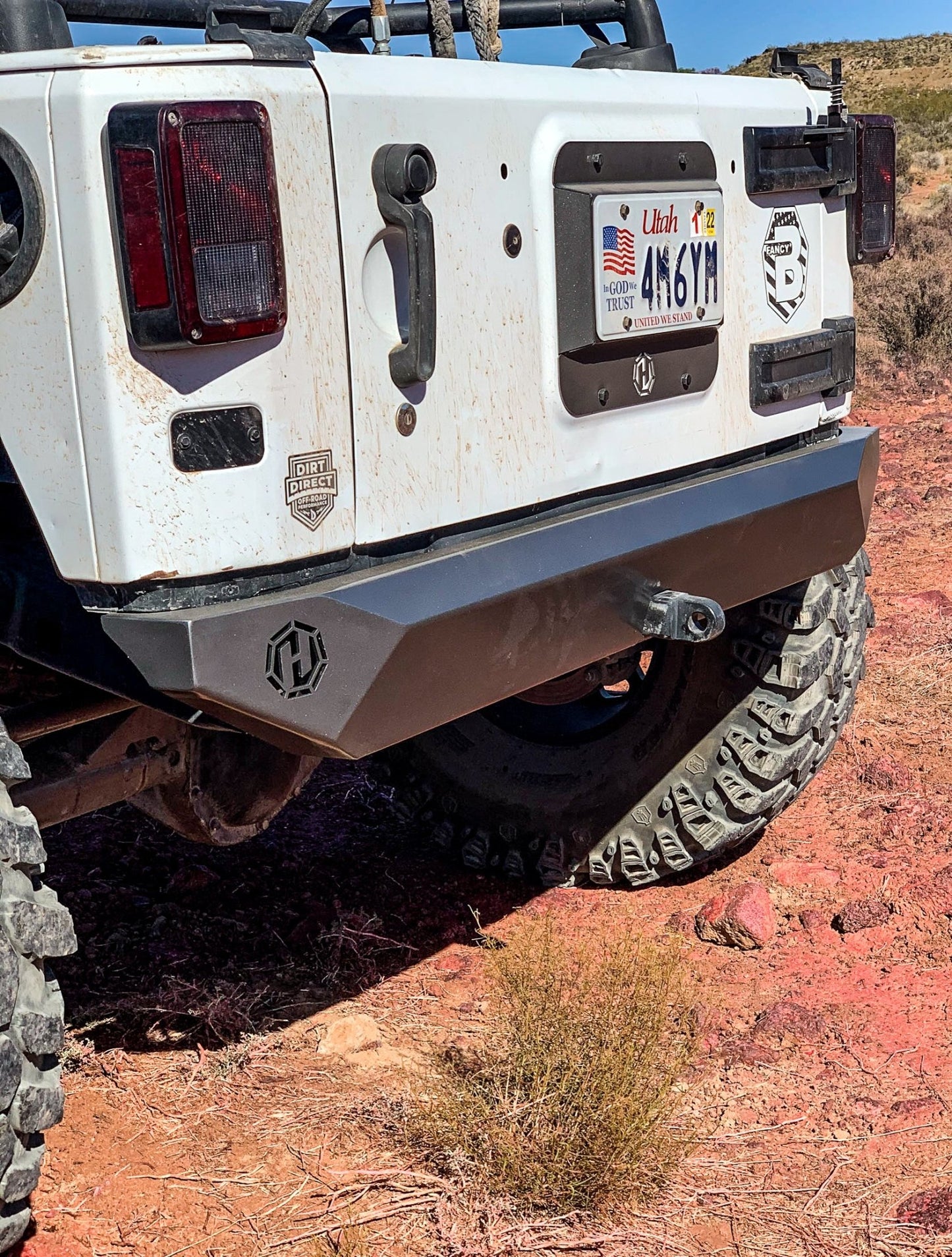 JK/JKU rear Crossmember delete bumper - Hepta MFG